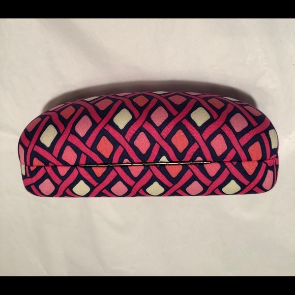 NWOT Vera Bradley Clamshell Lg Sunglasses Case Pink - Picture 7 of 8